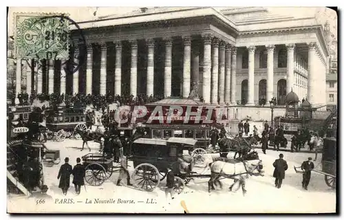 Ansichtskarte AK Paris La Nouvelle Bourse Rue de Sevres Gare du Nord