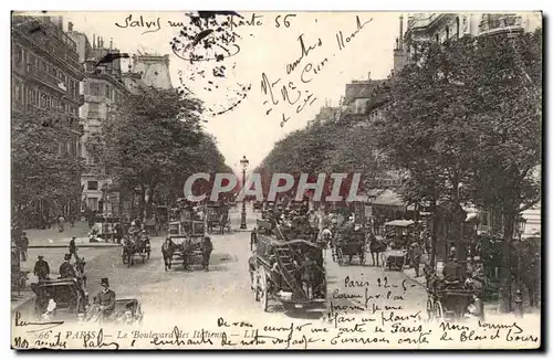 Cartes postales Paris Le Boulevard des Italiens