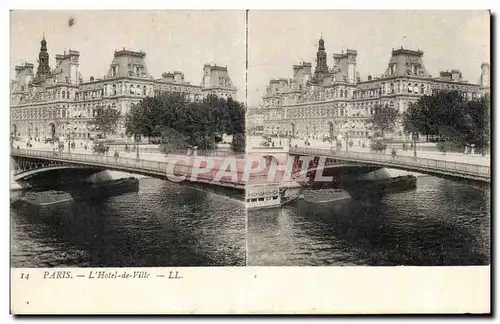 Cartes postales Paris L Hotel de Ville