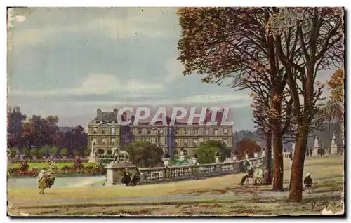 Ansichtskarte AK Paris En Flanant Le Palais du Luxembourg Luxembourg Palace