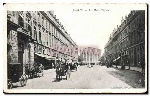 Cartes postales Paris La Rue Royale