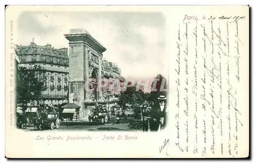 Cartes postales Les Grands Boulevards Porte St Denis