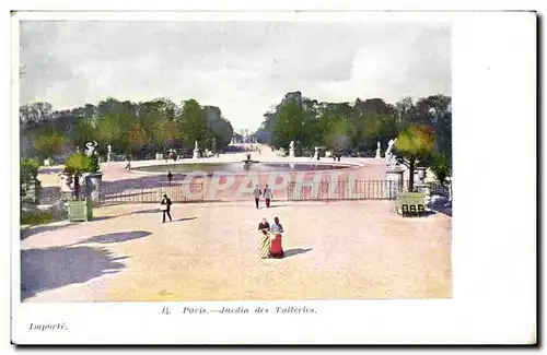 Cartes postales Paris Jardin des Tuileries