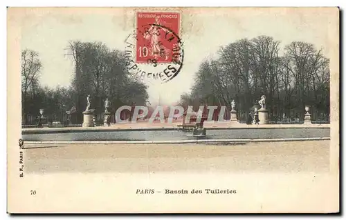 Cartes postales Paris Bassin des Tuileries