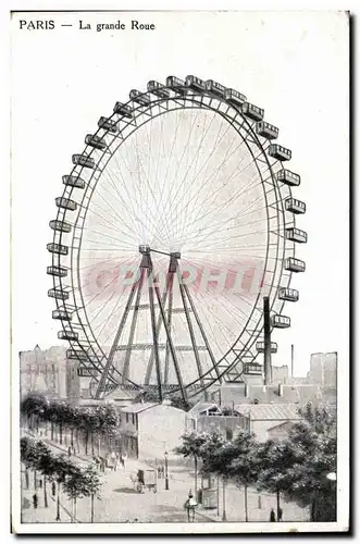 Cartes postales Paris La grande Roue