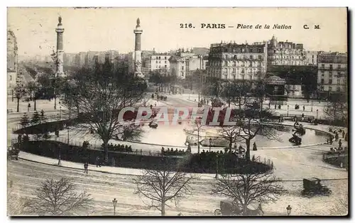 Cartes postales Paris Place de la Nation