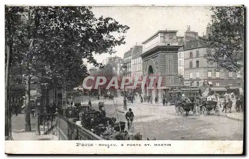 Cartes postales Paris Boulevard   Port St Martin