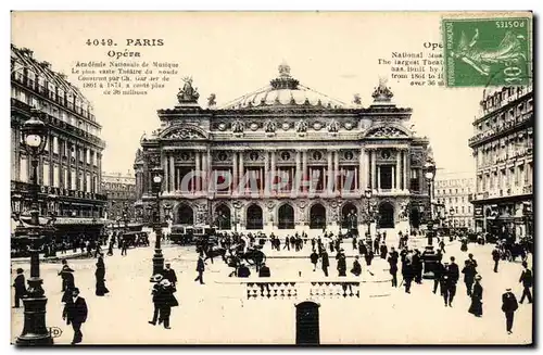 Cartes postales Paris Opera