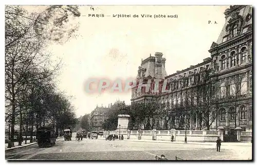 Cartes postales Paris L Hotel de Ville