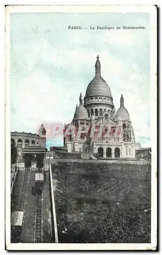 Cartes postales Paris La Basilique de Montmartre Sacre Coeur