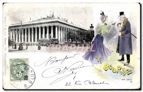 Cartes postales La Bourse Paris