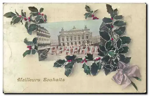 Cartes postales Meilleurs Souhaits Paris opera