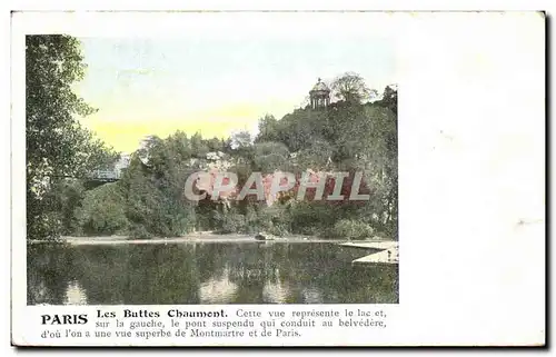 Cartes postales Paris Les Buttes Chaumont