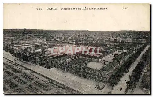 Ansichtskarte AK Paris Panorama de I Ecole Militaire