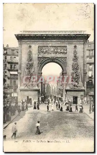 Cartes postales Paris La Porte Saint Denis