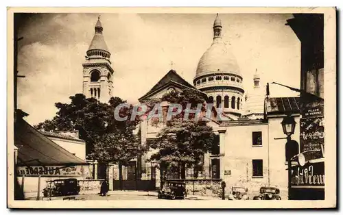 Ansichtskarte AK Paris en Flanant 180 Eglise St Pierre et Sacre Coeur de Montmartre