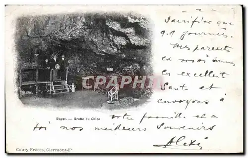 Cartes postales Royat Grotte du Chien