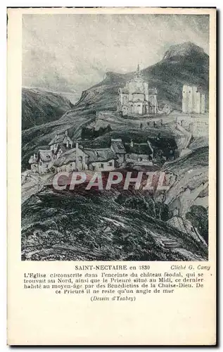 Cartes postales Saint Nectaire en 1830