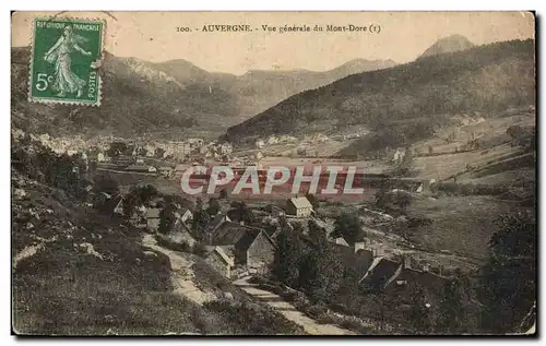 Cartes postales Auvergne Vue Generale du Mont Dore