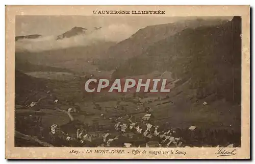 Cartes postales Le Mont Dore Effet de nuages sur le Sancy