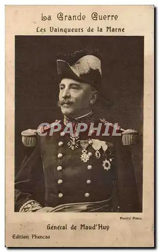 Cartes postales General de Maud Huy Vainqueurs de la Marne Miltiaria