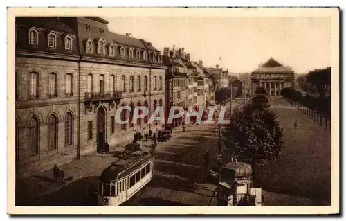 Ansichtskarte AK Strasbourg Place Broglie Tramway