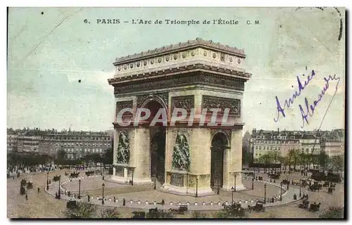 Cartes postales Paris L Arc de Triomphe de I Etoile