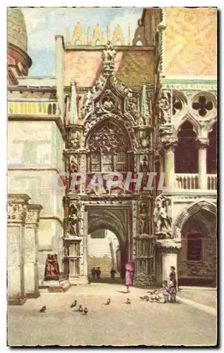 Ansichtskarte AK Venezia Porta della Carta Porte de la Carta Porta della Carta Das Thor della Carta