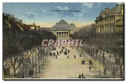 Cartes postales Strasbourg Place Broglie