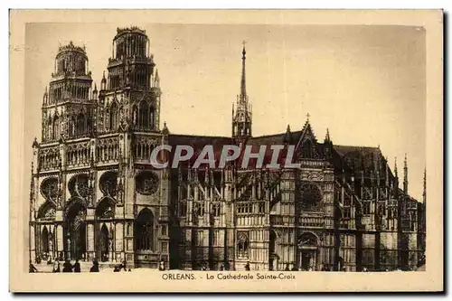 Cartes postales Orleans La Cathedrole Sainte Croix