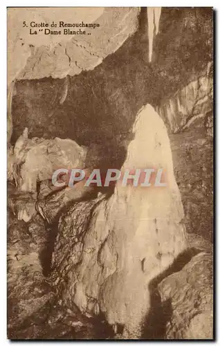 Cartes postales Grotte de Remouchamps La Dame Blanche