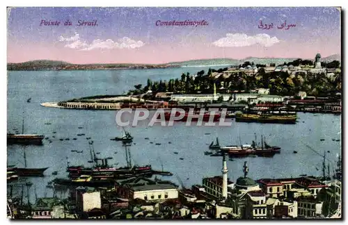 Ansichtskarte AK Pointe du Serait Constantinople Turquie Turkey