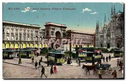 Ansichtskarte AK Milano Arco della Galleria Vittorio Emanuele