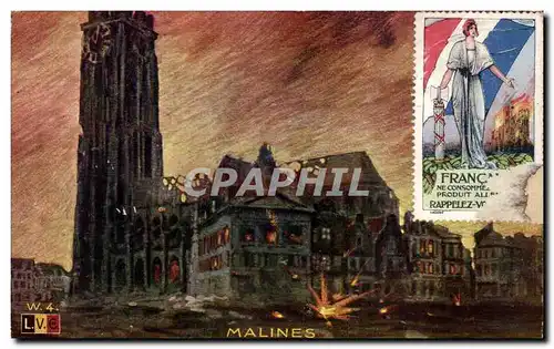 Cartes postales Malines Militaria