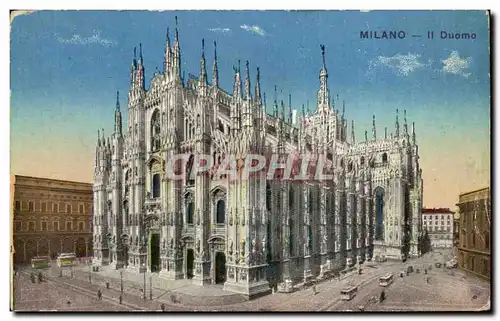 Cartes postales Milano II Duomo