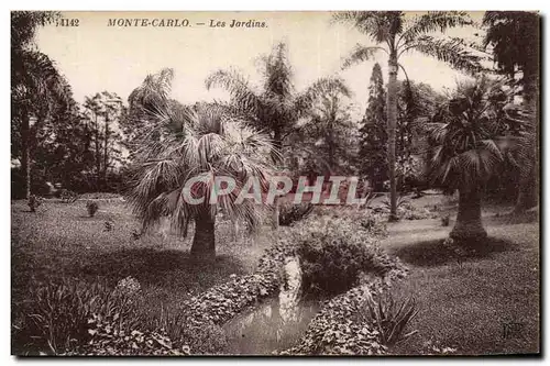 Cartes postales Monte Carlo Les Jardins Monaco