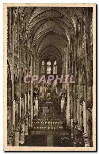 Cartes postales Paris En Flanant Interieur de Notre Dame