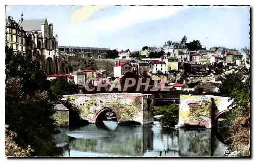 Moderne Karte Thouars Vue generale vue du Pont de St Jean