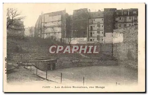 Ansichtskarte AK Paris Les Arenes Romaines rue Monge