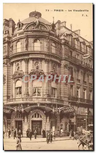 Cartes postales Paris Le Vaudeville Theatre