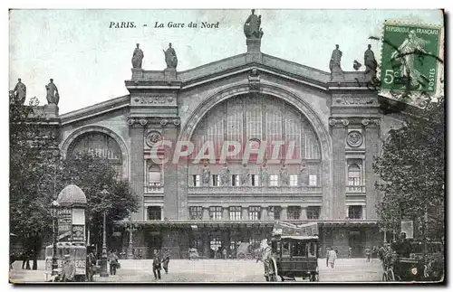 Cartes postales Paris La Gare du Nord