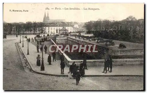 Ansichtskarte AK Paris Les Invalides Les Remparts