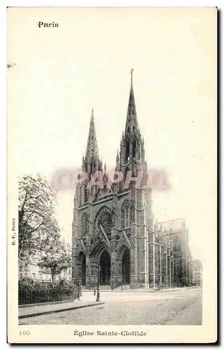 Cartes postales Paris Eglise Saint Clotilde