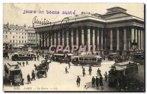 Cartes postales Paris La Bourse