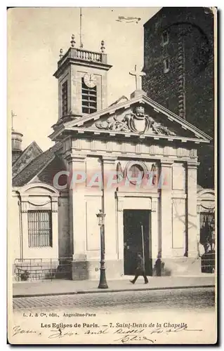 Cartes postales Les Eglises de Paris Saint Denis de la Chapelle