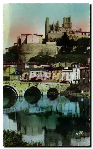 Cartes postales Beziers Le Pont Vieux et St Nazaire