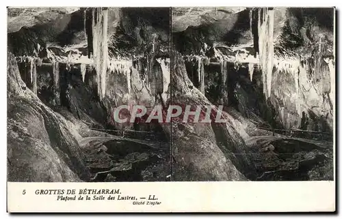 Cartes postales Grottes De Betharram Plafond de la Salle des Lustres