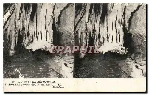 Cartes postales Grottes De Betharram Le Temple des Serpents