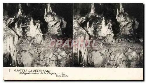 Ansichtskarte AK Grottes De Betharram Stalagmites autour de la Chapelle