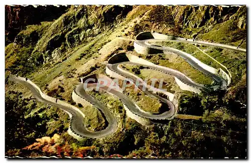 Cartes postales Vallee D Aure Route Cap de Long Les Lacets d Oredon